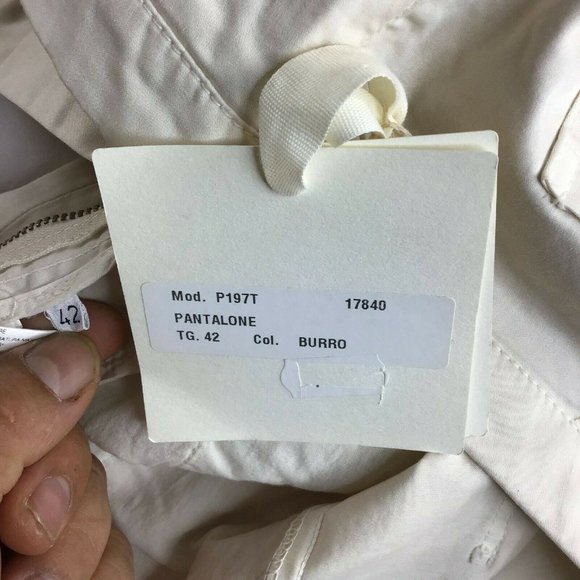 Merci Women's Off White Trouser Pant Slash Pocket Casual Size M - Picture 5 of 17